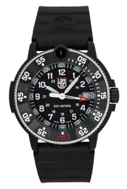 Luminox Navy SEAL Original 3001 Heritage Swiss Made XS.3001.H Mens Watch Rubber Strap Black Dial Quartz 200M Divers