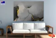 Grey Gold & Black Abstract Design Wall Canvas Home Decor Australian Made Quality