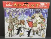 Caltime Christmas Advent Calendar St. Nicholas Reindeer Sleigh Penguins England