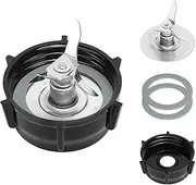 Replacement Blender Parts Compatible with Oster Blender Ice Blades ，Bakelite Base Stainless Steel Ice Blade And two rubber sealing rings,Compatible with Oster Osterizer Blender Accessories