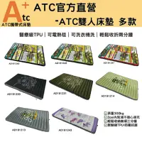 在飛比找momo購物網優惠-【ATC】攜帶式可組合可水洗TPU雙人充氣床墊-恐龍系列多款