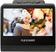 Digital Film Slide Scanner - Film and Slide Scanner with 5 in LCD Screen,16GB Memory, Convert Black Negative Monochrome Slides Into JPEG Photos