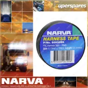 Narva Width 19mm Black PVC Wiring Harness Tape - 1 Roll Thickness 0.13mm