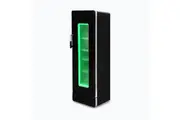 RETRO Upright Display Fridge - 290L - 1 Door - Flat Glass