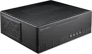 SilverStone Technology SST-ML11B - Milo Slim and Compact Micro ATX Case, Supports TFX Form Factor Power Supply