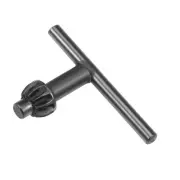 Chuck Key 6mm Key 11 Teeth for 1.5-10mm Drill Chuck Black