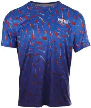 Reel Legends Linnea Szymanski Size S/ Short Sleeve Blue Fish Shirt
