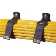 Rip-Tie Hook-and-Loop Cinch Strap,10 in,Blk,PK10 N-10-G10-BK Rip-Tie N-10-G10-BK