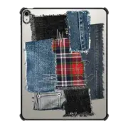 iPad Air 13-inch (M2/M3) iPad Impact Case Plaid Disorder Tablet Case
