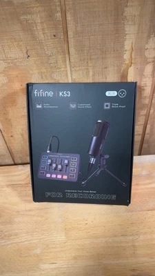 Fifine KS 3 XLR Connector Gaming Streaming Kit Gaming Equipment Bundle New
