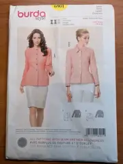 BURDA 6901 Sizes US 6-18 Misses Fitted Jacket Smart Elegant Uncut