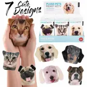 POCKET HOTTY -CATS/DOGS - Cute Soft Touch Cover Pocket Reusable Hand Warmer *NEW
