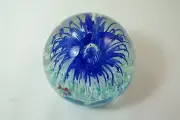 M Design Art Glass Curious Dolphins Investigating an Underwater Volcano Sculptu