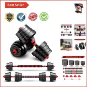 Versatile 3-in-1 Dumbbells Set - Adjustable Weight for Home Gym - Lightweight