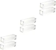ERINGOGO 3sets Dice Display Case Magnetic Storage Box Acrylic Organizer Portable Case 2pcs*3