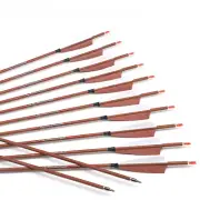 Arrows ID6.2mm 32" Sp350-700 4inch Feather Vanes Comound Bow Archery