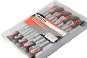 Selta Taiwan Cr-V 9pc Hex Nut Driver T Handle Socket Wrench Set w Tray:5-13mm