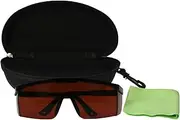 Protective Safe Glasses Eye Adjustable A i Fog Scratch Eye Protection Goggles Blocking Clear Mirror Lens with Glasses Cloth & Storage Box