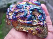 Titanium Aura Crystal Muli Colour Coated freeform Sprayed Plated Shimmy Multi
