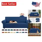 Durable Elastic Sofa Cover for 3 Cushion Sofas - Protect Against Kids and Pets