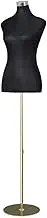 Embellir Female Mannequin, Dress Form Dummy Model Clothes Display Mannequins Dressmaking for Dressmakers Tailor Shop Stand, Adjustable Height Durable Black