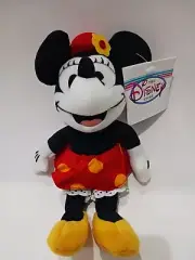 Disney Store 1930's Minnie Mouse Bean Bag Plush 7" With Tags