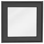 Polar View 600 x 600mm Black Frosted Glass Openable Double Glazed Window
