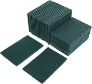 MUCKLILY Kitchen Cleaning Scrubber Pads 30pcs Non Scratch Dish Sponges Reusable for Pots Pans Grills