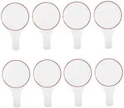 UTHCLO 4sets Dry Erase Paddle Score Board Mini Whiteboard Handheld Design Versatile for Presentations and Meetings 2pcs*4