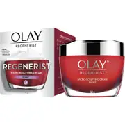 Olay Regenerist Micro-sculpting Night Cream Plumping Face Moisturiser - 50g