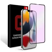 Tough On Anti Blue Light Screen Protector for iPhone 13 Pro - Black Edge