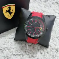 在飛比找蝦皮購物優惠-Ferrari 運動膠錶