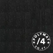 PER FT 48"W Black Felt Carpet Fabric Receptive Trade show back drop wall decor