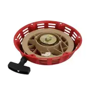 215mm Diameter Plastic Handle Round Recoil Pull Start Start Cup Assembly Red