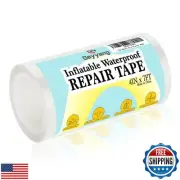 GEYYANG 4 in x 7 ft Waterproof TPU Pool Repair Tape for Air Mattress,Bounce H