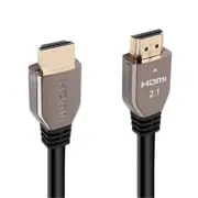 Promate PROLINK8K-200.BL HDMI 2.1 - 8K 60Hz - 48Gbps HDMI Cable - 2m - Black Dynamic HDR - eARC - Gold Plated Connectors - PVC [PROLINK8K-200.BL]