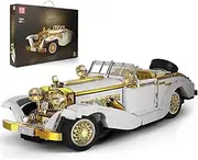 Mould King 10003 Retro Car Building Block MOC Kit, Classic Vehicle Model Vintage Car Construction, Adult Kids Toy Set Collection STEM 868 Pieces