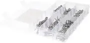 iplusmile Self-Drilling Screws Set 210pcs .2 Stainless Steel Screws Drill Point Assortment