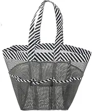 [WOONEKY] Shower Tote Mesh Design Portable Travel Toiletry Bag Large for Men's Go Bag Essentials