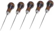 CIMAXIC 5pcs Durable Leather Scratch Awls Sewing Tools Compact Scribe Tool for Leather Repair Sturdy and Portable Design for DIY Crafting