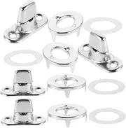 SEWACC 10 Sets Turn Button Locks for Handbags Metal Bag Fasteners Easy to Adjust Marine Grade Hardware
