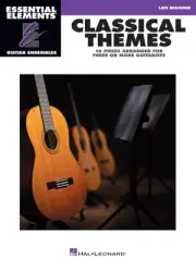Classical Themes Essential Elements Guitar Ensembles 16 Pieces Sheet Music Book