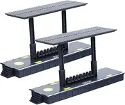 ORFOFE Pretend Station Platform Model DIY Train Platform Children Toy Plastic Railway Scenery Playroom Accessory