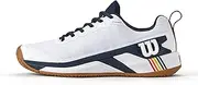 [WILSON] Men's Rush Pro 4.5 Clay Tennis Shoes, White Navy Blazer Gum1a, 11.5 US