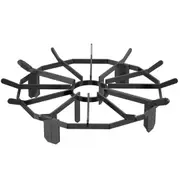 27" Steel Log Grate for Fireplaces - Enhanced Airflow and Heat Output