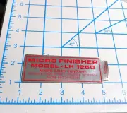 Decals/Stickers MICRO FINISHER MODEL-LH 1260