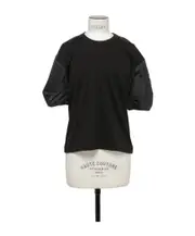 Sacai Panelled Crewneck T-Shirt 1,2,3 Black