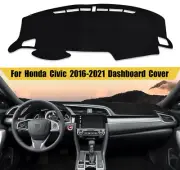 Dash Mat Dashmat Dashboard Pad Cover Car Accessories For Honda Civic 2016-2021 (for: Honda Civic)