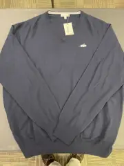 NWT MEN'S PETER MILLAR V-NECK SWEATER, SIZE: 2XL, COLOR: NAVY (N02)