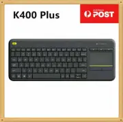 Logitech K400 Plus Wireless Keyboard membrane Touch Pad unifying PC TV Box